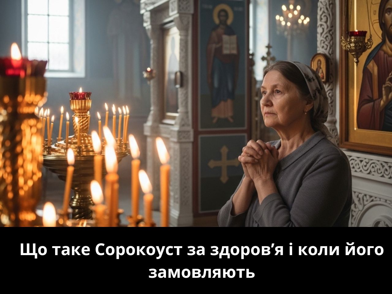 Що таке Сорокоуст за здоров’я і коли його замовляють: значення православної молитви