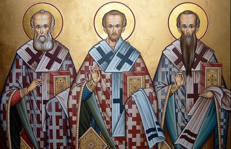 Собор вселенських учителів і святителів Василія Великого, Григорія Богослова та Іоана Золотоустого.