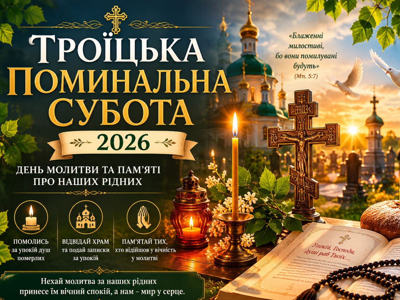 Троїцька поминальна субота 2026